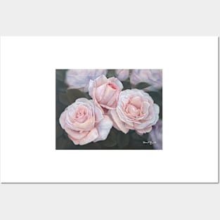 PINK ROSES Posters and Art